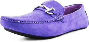 Amali Walken Men's Casual Slip-On Loafers, Driving Moccasin Shoes for Men with Silver Buckle, Available in Plush Microfiber and PU Leather Amali Walken Men's Casual Slip-On Loafers, Driving Moccasin Shoes for Men with Silver Buckle, Available in Plush Microfiber and PU Leather