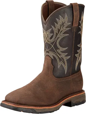Ariat Men's WorkHog Wide Square Toe Waterproof Work Boot