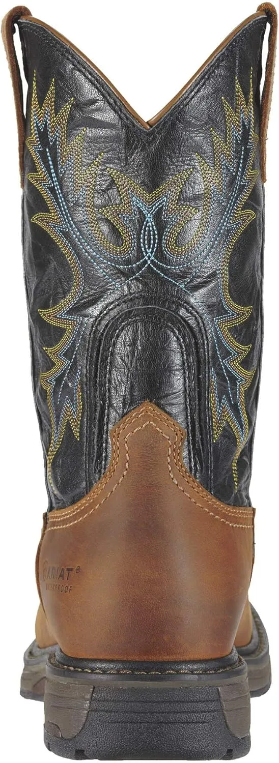 Ariat Men's WorkHog Wide Square Toe Waterproof Work Boot