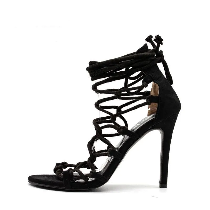 Boho Heeled Open Sandals