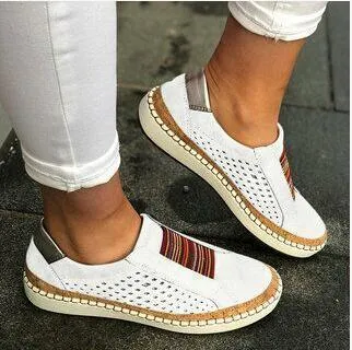 Casual Ladies Espadrilles Comfortable Flats Shoes