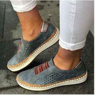Casual Ladies Espadrilles Comfortable Flats Shoes