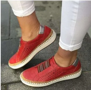 Casual Ladies Espadrilles Comfortable Flats Shoes