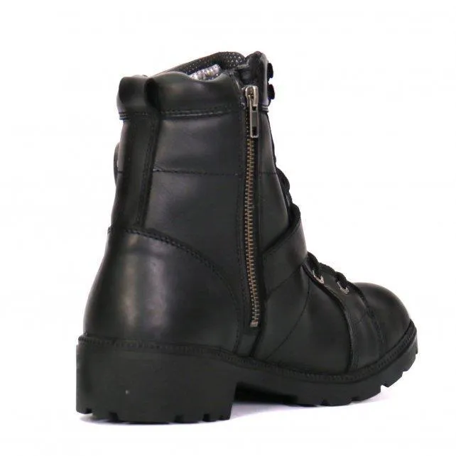 Hot Leathers Women's 6" Full Lace Front Boots With Buckle