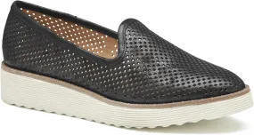 Johnston & Murphy Women’s Mitzi Perfed Venetian Shoes, 1.25” Suede Loafers for Women, Comfortable Slip On Shoes