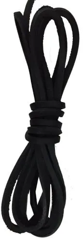 Leather Laces - LLBLK