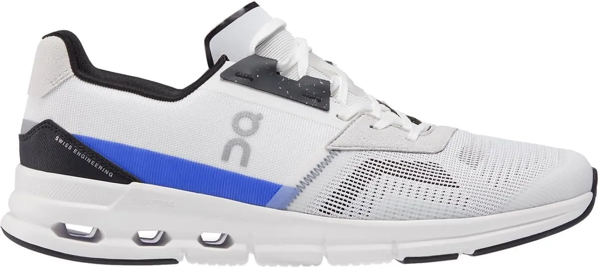 On Men's Cloudrift Sneakers, Undyed White/Cobalt, 11 Medium US