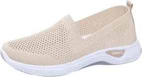Orthopedic Shoes for Women Casual Walking Slip on Flat Walking Canvas Slip On Sneakers Running Shoes Slip On Shoes