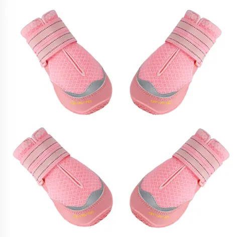 QUMY Dog Shoes for HOT PAVEMENT - Blue