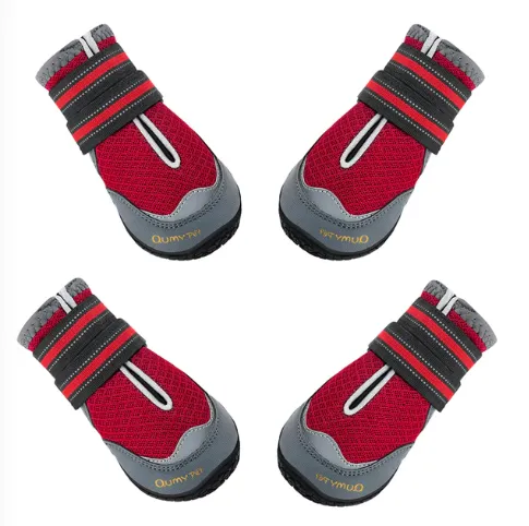 QUMY Dog Shoes for HOT PAVEMENT - Blue