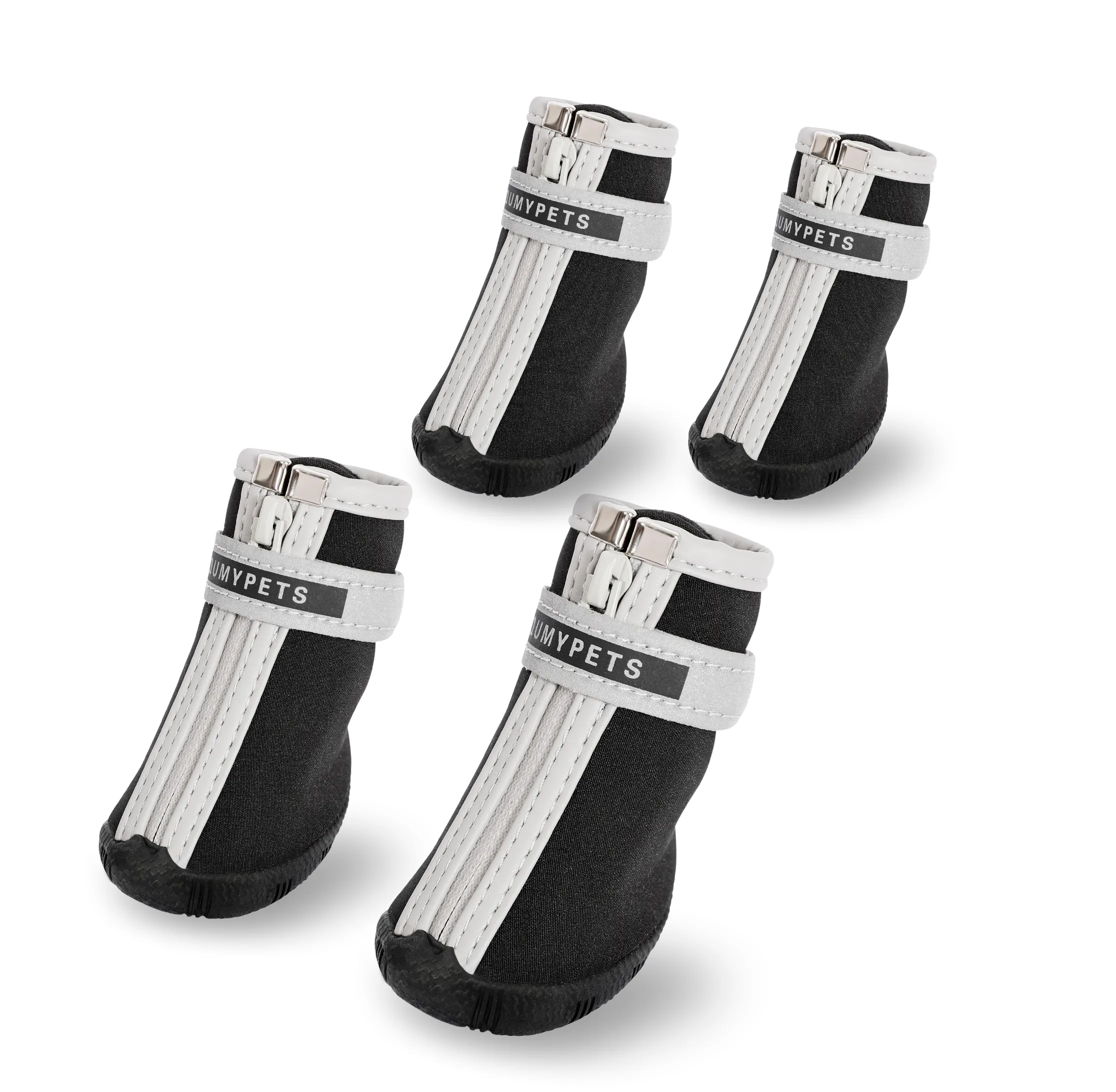 QUMY SMALL BREED Dog Boots - Black