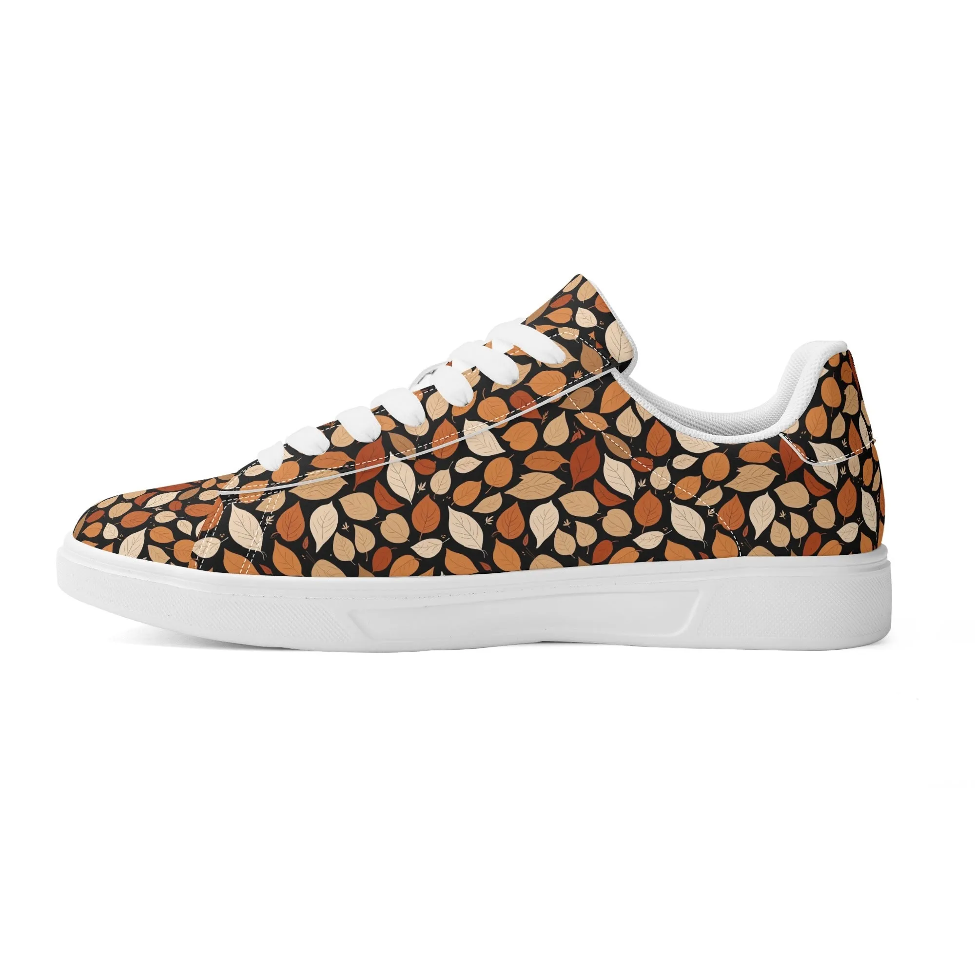 Red Leaves Adult Lightweight Brand Low Top Leather Shoes