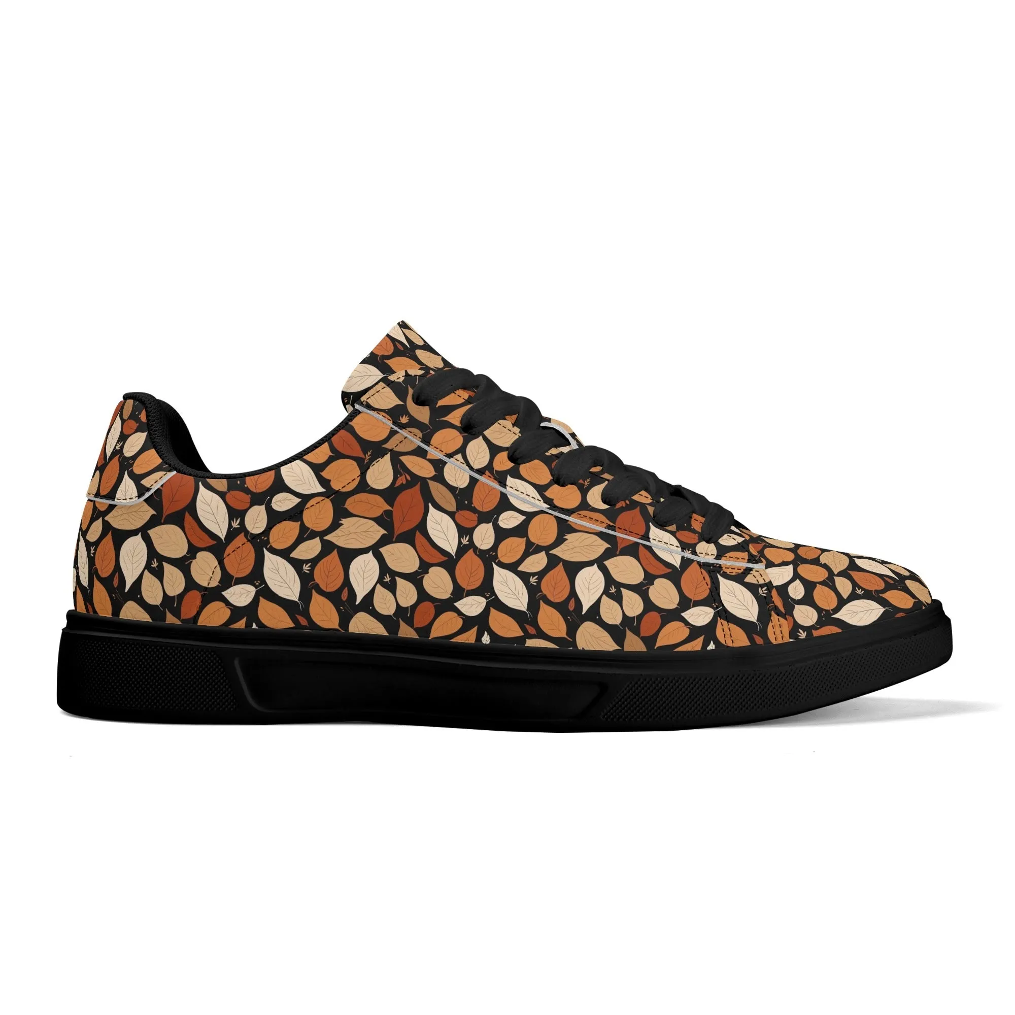 Red Leaves Adult Lightweight Brand Low Top Leather Shoes