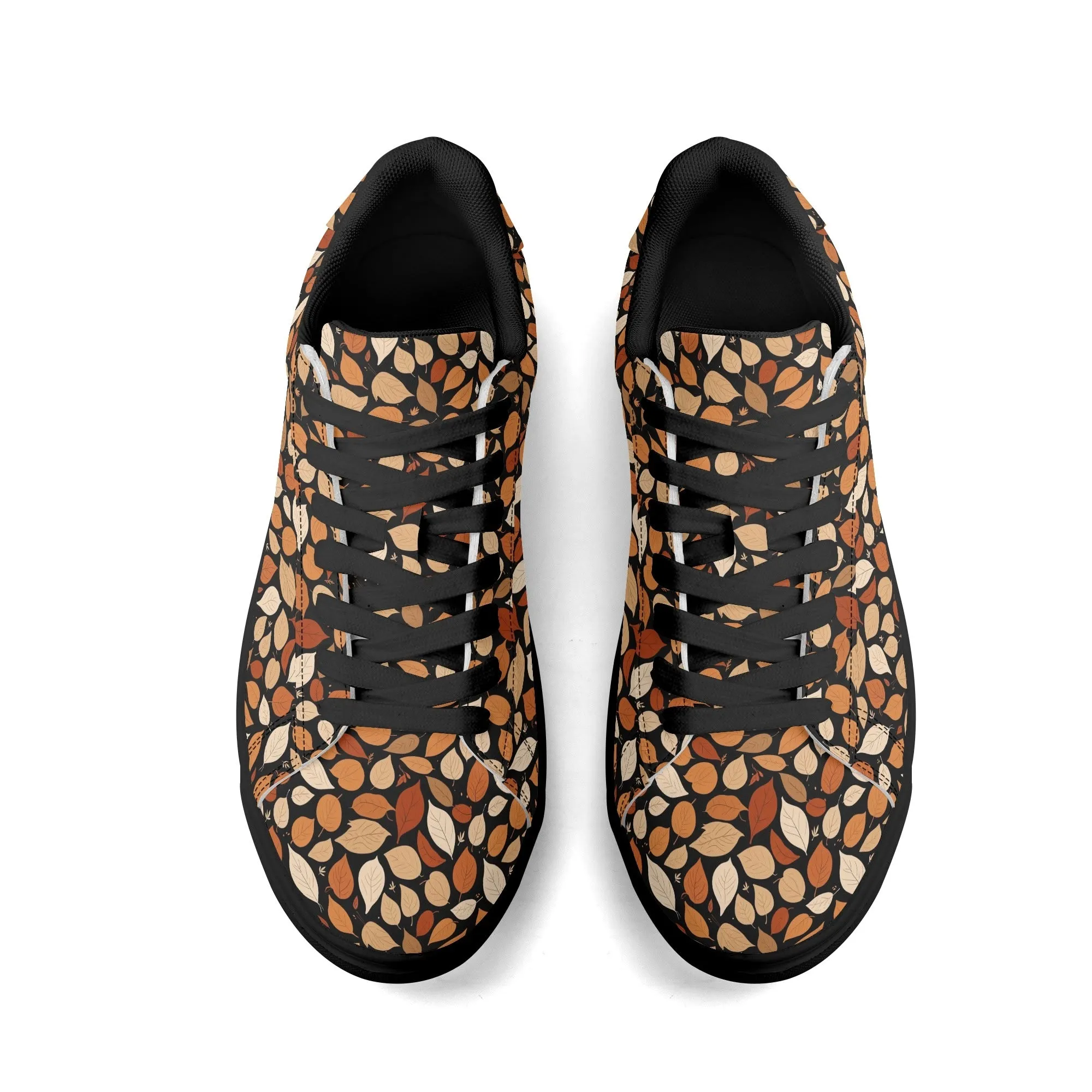 Red Leaves Adult Lightweight Brand Low Top Leather Shoes