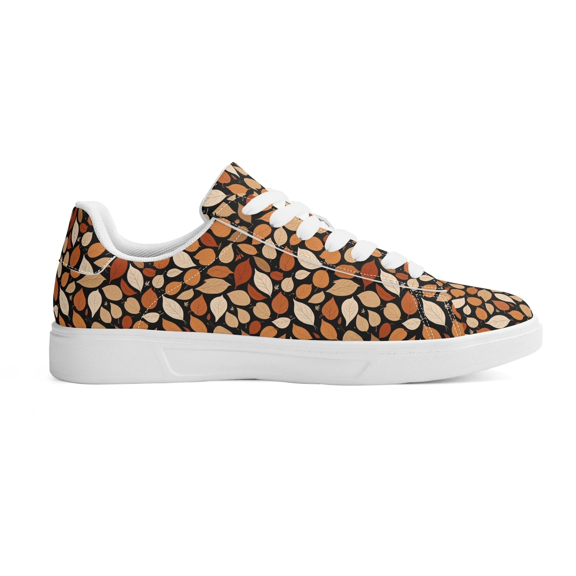 Red Leaves Adult Lightweight Brand Low Top Leather Shoes