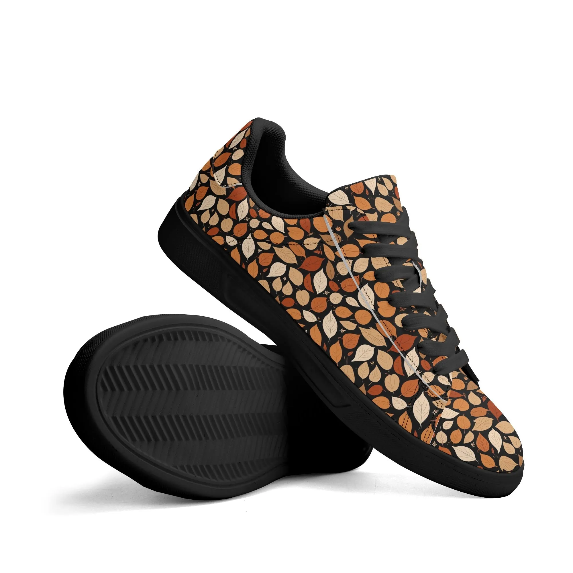 Red Leaves Adult Lightweight Brand Low Top Leather Shoes