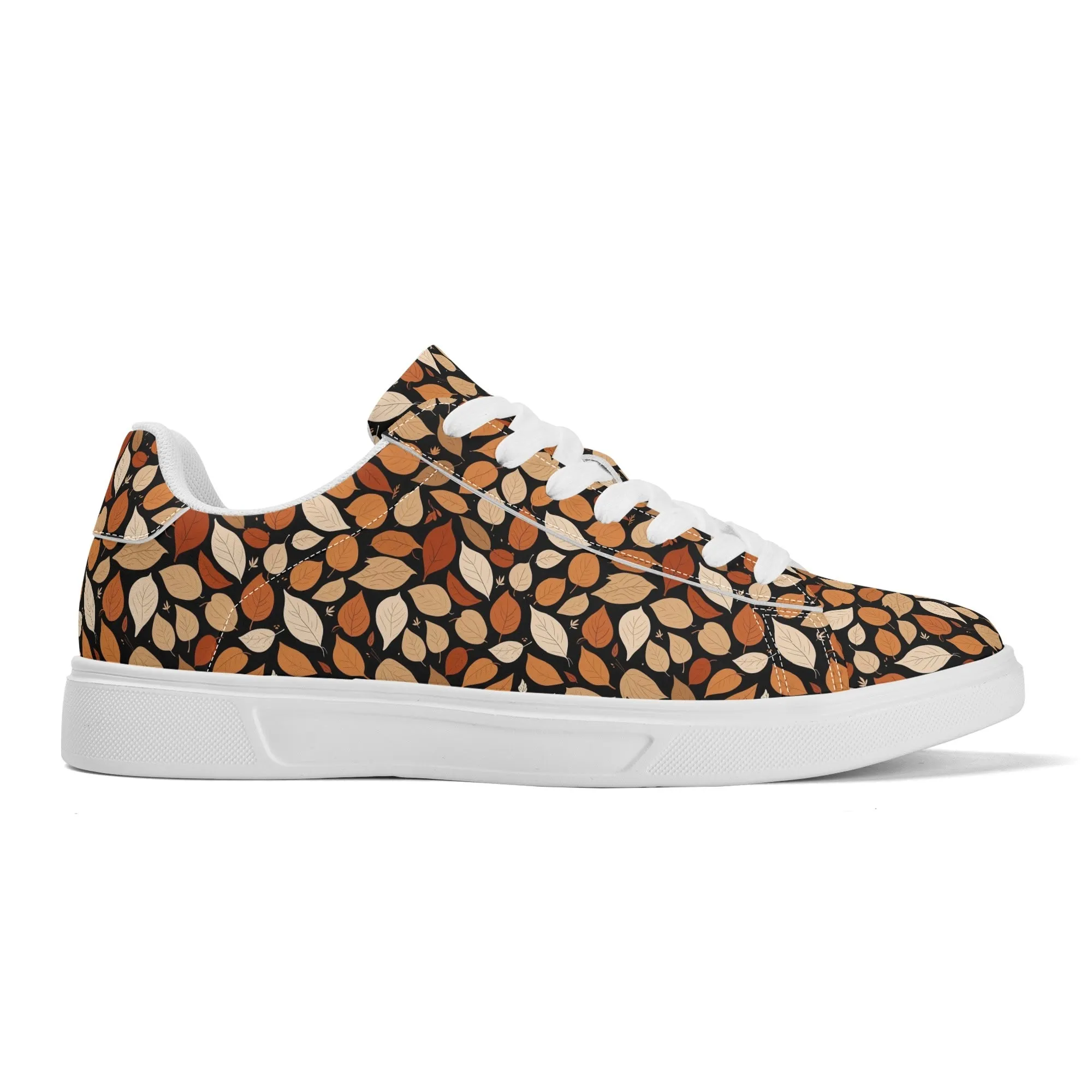 Red Leaves Adult Lightweight Brand Low Top Leather Shoes