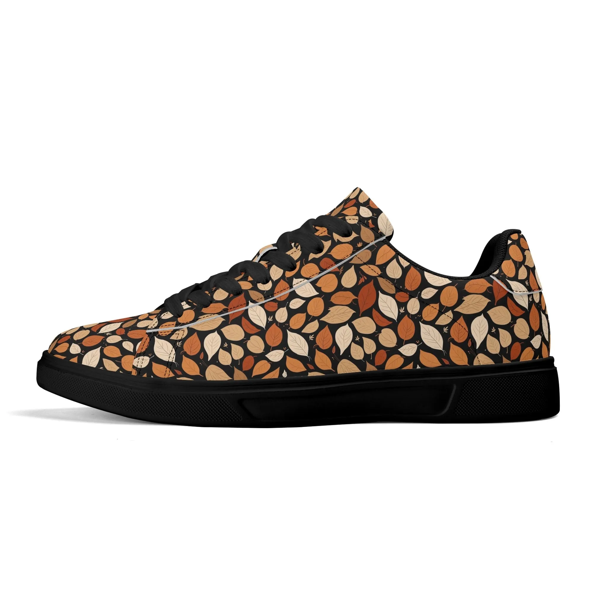Red Leaves Adult Lightweight Brand Low Top Leather Shoes