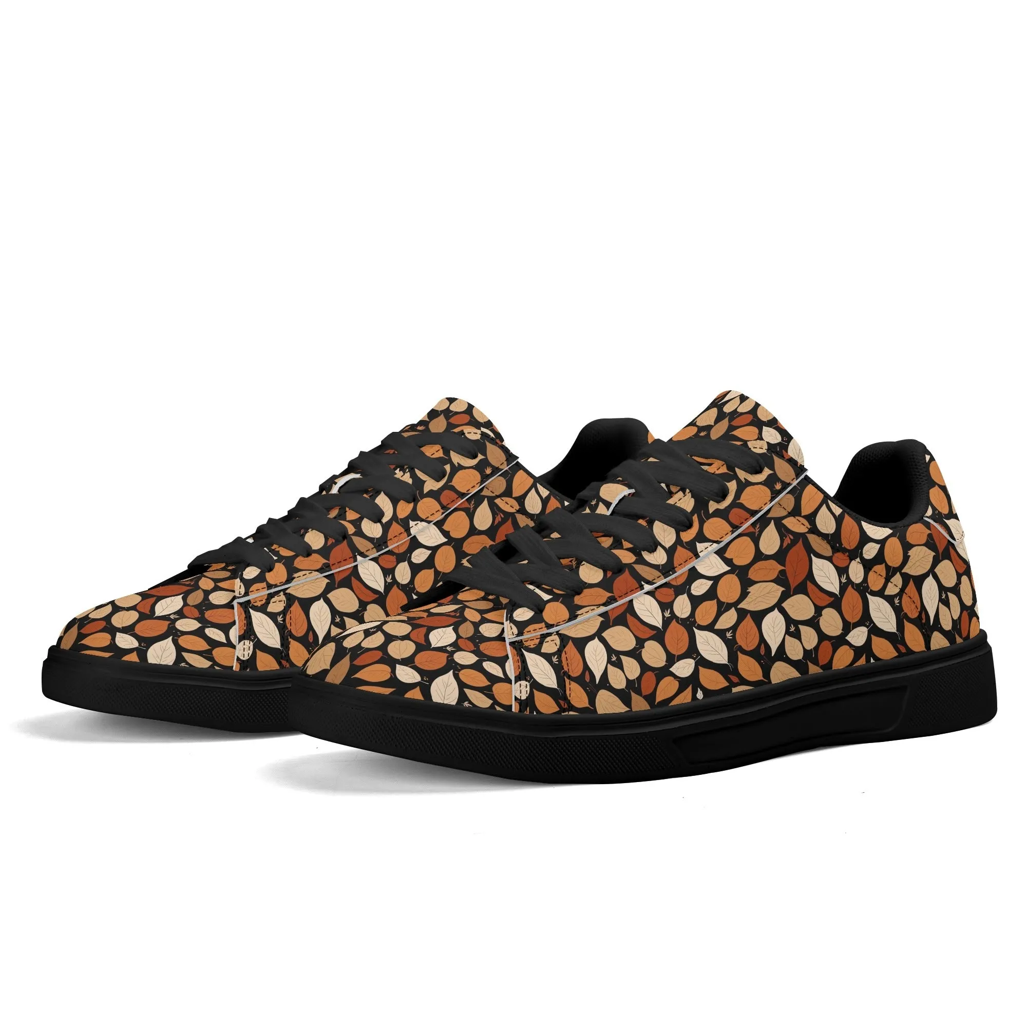 Red Leaves Adult Lightweight Brand Low Top Leather Shoes