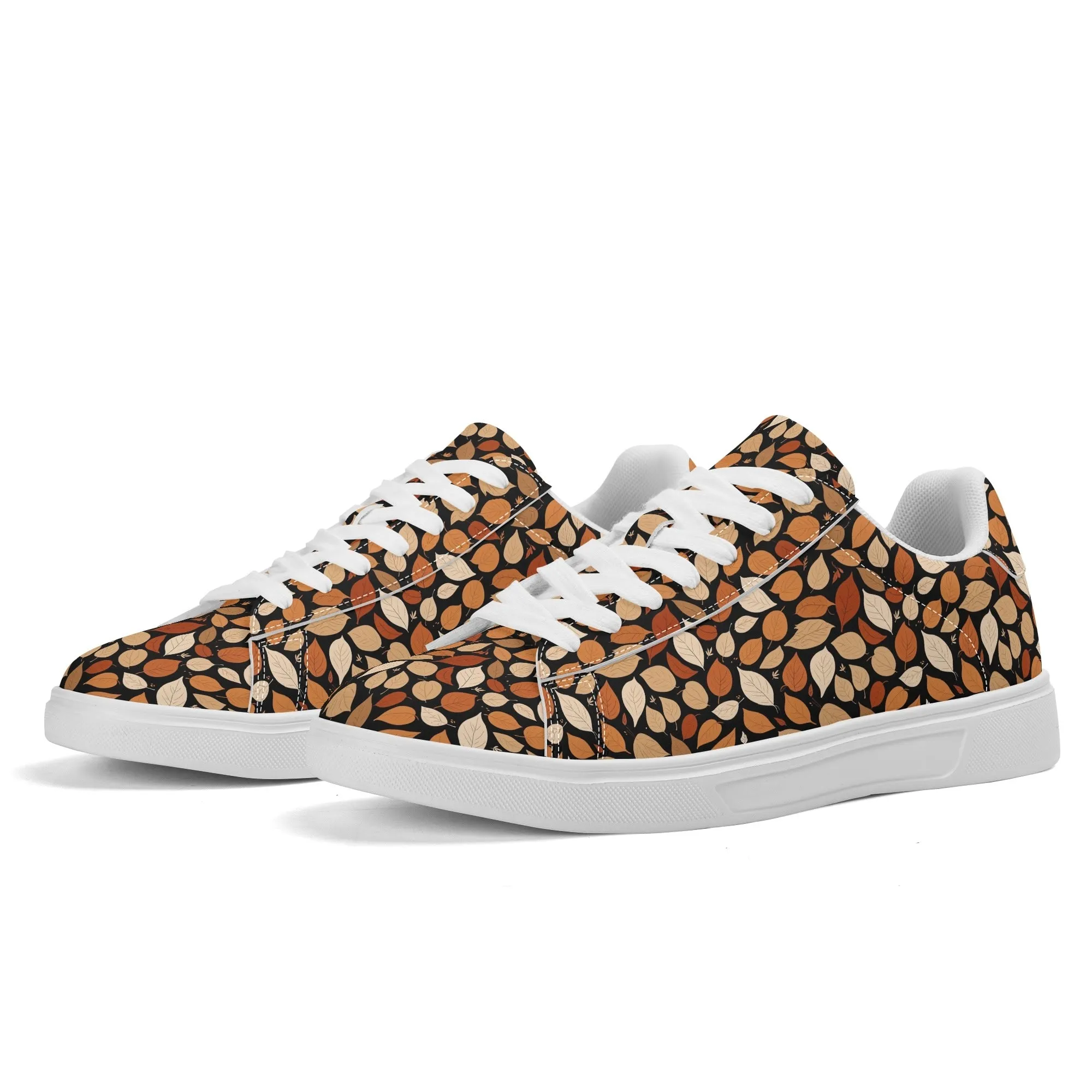 Red Leaves Adult Lightweight Brand Low Top Leather Shoes