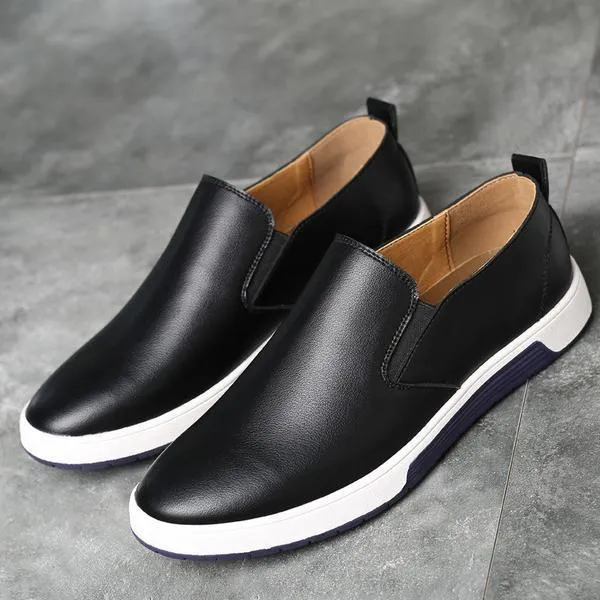 Shoes - Comfortable Men's Leather Loafers