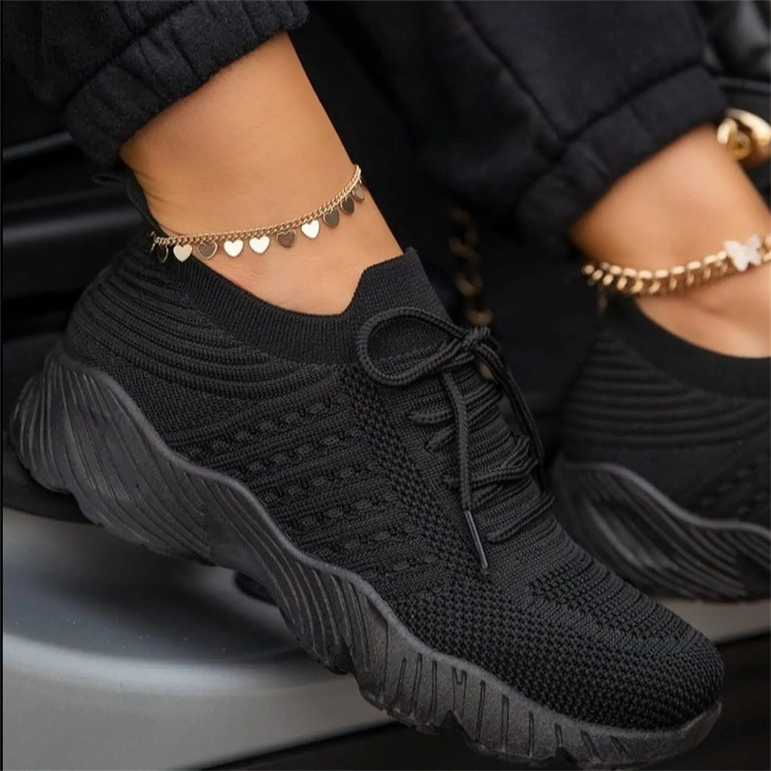 Shoes for Women Sneakers Slip On Walking Tennis Shoes Memory Foam Lightweight Casual Sneakers Gym Mesh Running Shoes