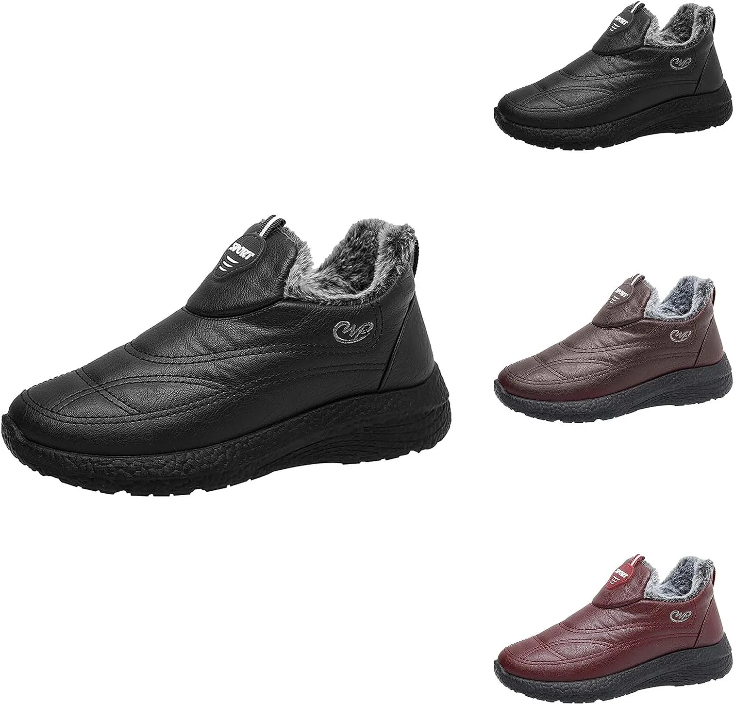 Slip On Sneakers Men Men's Running Shoes Women's White Fashion Sneakers Round Toe Slip On Casual Loafers for Women Dressy Womens Sneakers Wide Width