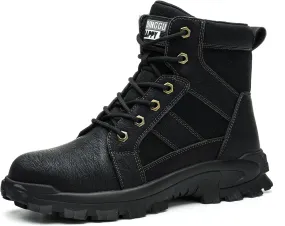 Steel Toe Boots for Men Comfortable Mens Work Boots Indestructible Construction Industrial Safety Boots