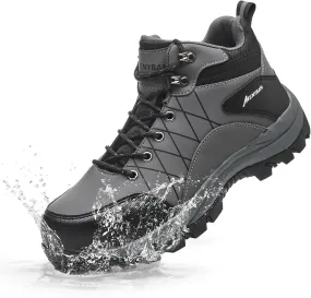 Steel Toe Boots for Men Waterproof Wide Width Slip Resistant Safety Toe Sneakers Puncture Proof Durable Construction Work Shoes for Outdoor Industrial Use Steel Toe Boots for Men Waterproof Wide Width Slip Resistant Safety Toe Sneakers Puncture Proof Durable Construction Work Shoes for Outdoor Industrial Use