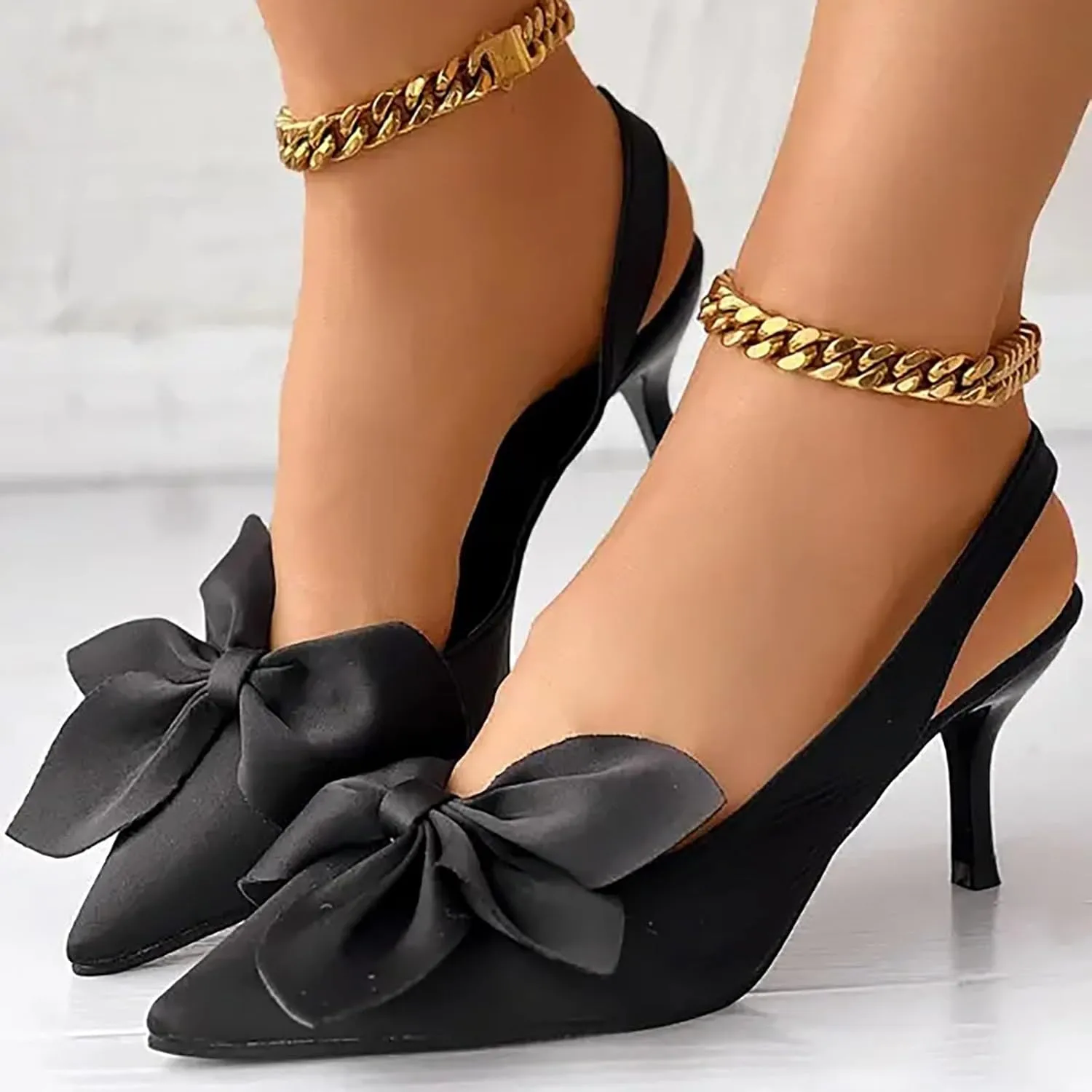 Women Sandals Dressy SexyPlus Size Elegant Black Green Black White Shoes Dressy Shoes