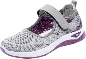 Women's Fashion Sneaker Non Slip Work Wide Comfortable Slip Resistant Work Shoes White Walking Shoes Women Black Loafer Shoes for Women Ladies Slip On Sneakers