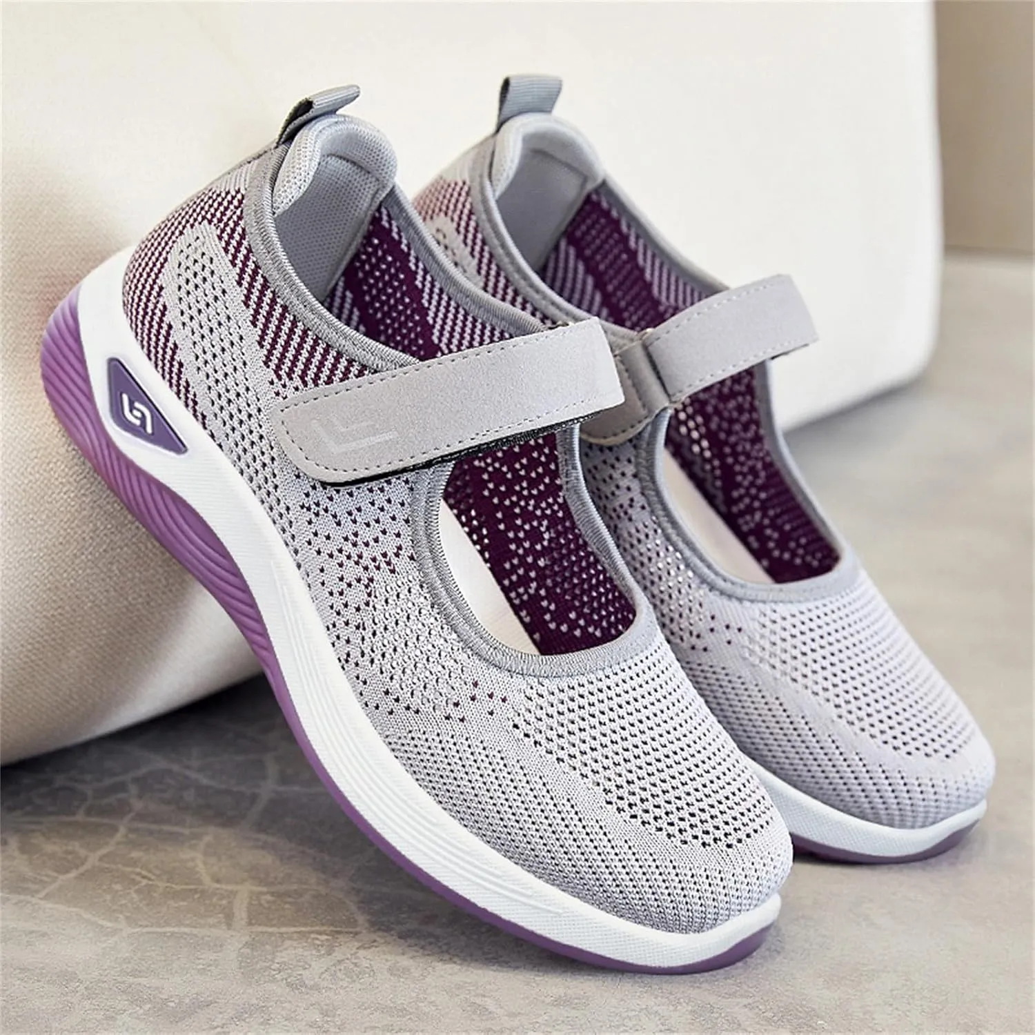 Women's Fashion Sneaker Non Slip Work Wide Comfortable Slip Resistant Work Shoes White Walking Shoes Women Black Loafer Shoes for Women Ladies Slip On Sneakers