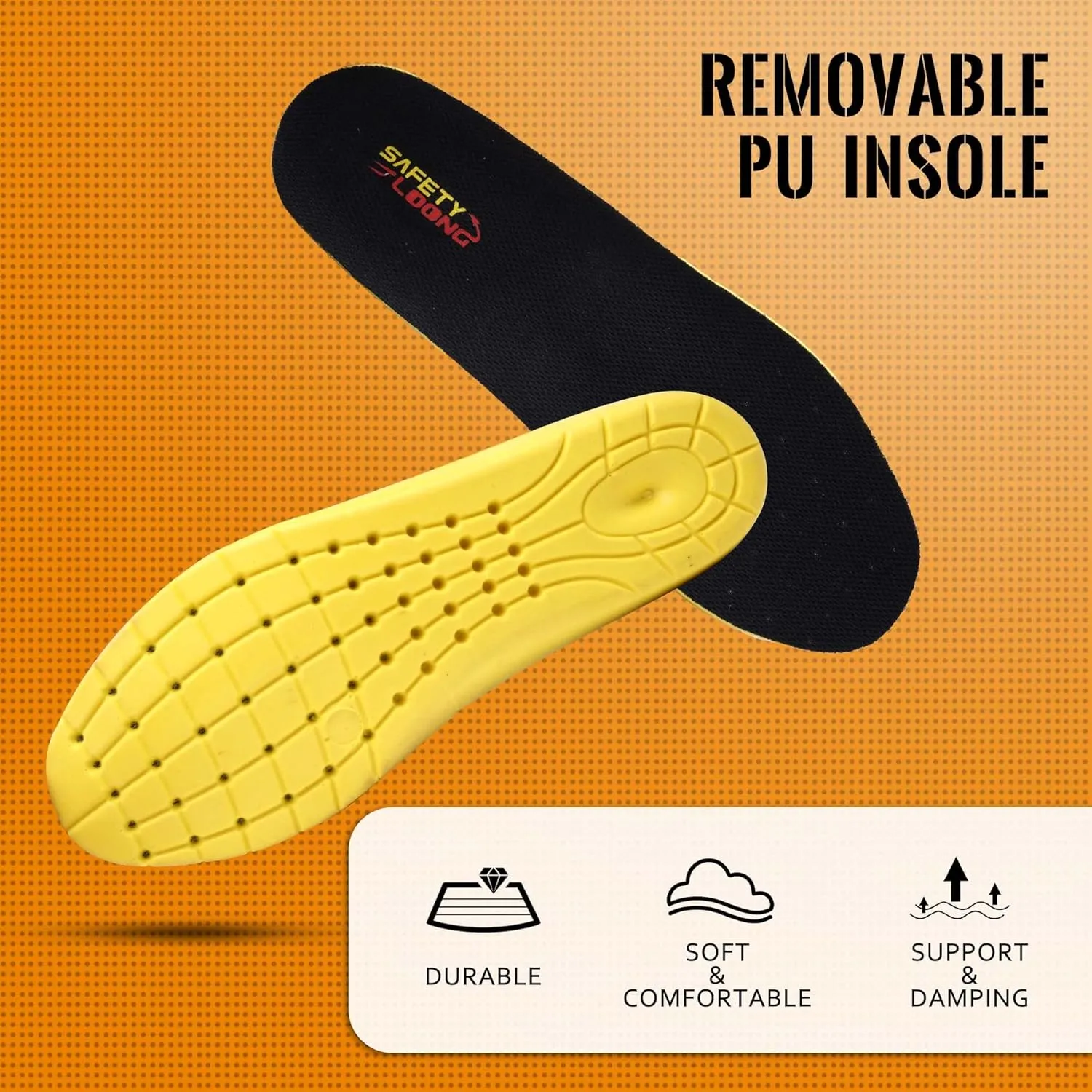 Work Boots for Men Waterproof Soft Toe Non Slip Comfortable Workboots